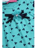 Girls\' flared mint dress NDZ82390 - Online store - Boutique